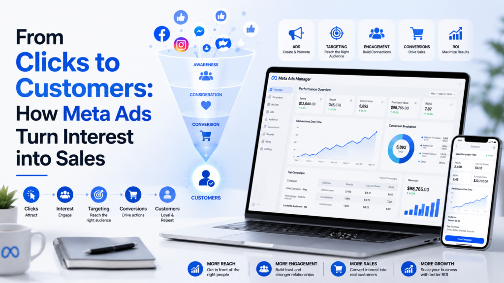 From Clicks to Customers How Meta Ads Turn Interest into Sales
